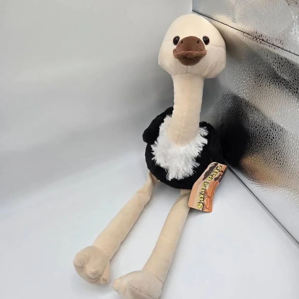 Ostrich Plush Stuffed Animal KellyToy Stuffie Safari Pals